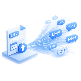 대량 메시지 발송